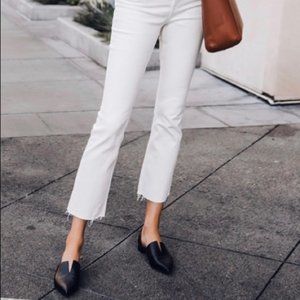 Vince Darlington Women's Size 8.5 Black Leather Pointed Flats Made in Italy EUC